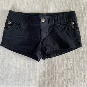Forever 21 black jean shorts